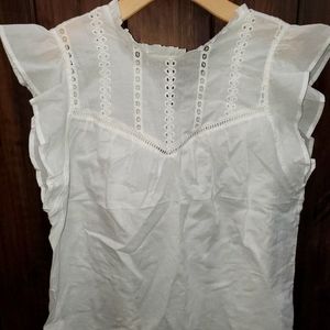 White Express summer top
